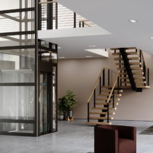 Compact Home Elevator for Villas