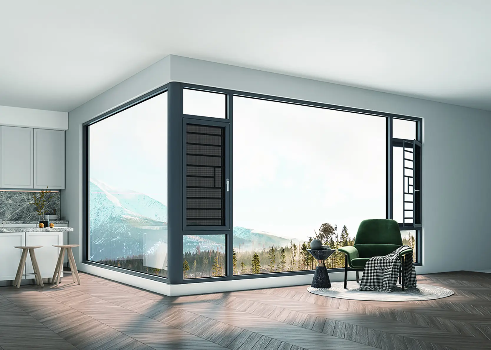 CE Certified 110 Thermal Casement