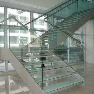 Modern Glass Stair Railings