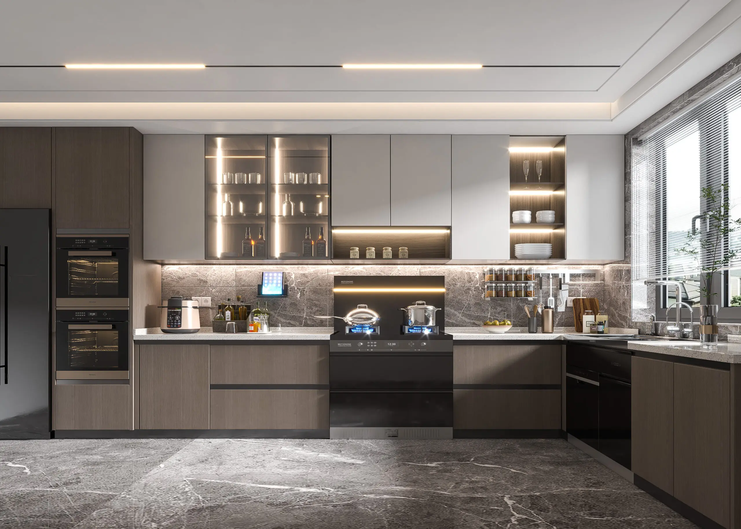 Kitchen cabinets